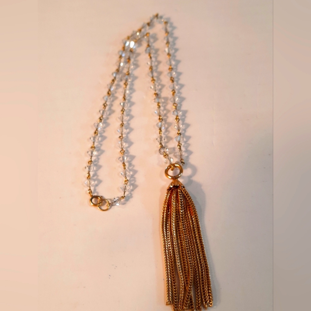 Elegant Gold Filled 14k Tassel Necklace